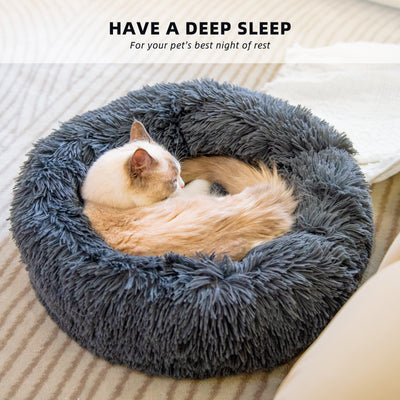 Pet Fluffy Calming Bed - petsRcool1