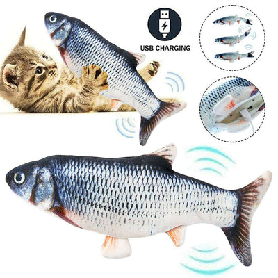 Electric Fish Cat Toy - petsRcool1