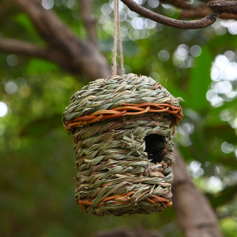 Creative Straw Birds Nest - petsRcool1