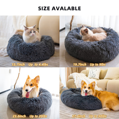 Pet Fluffy Calming Bed - petsRcool1