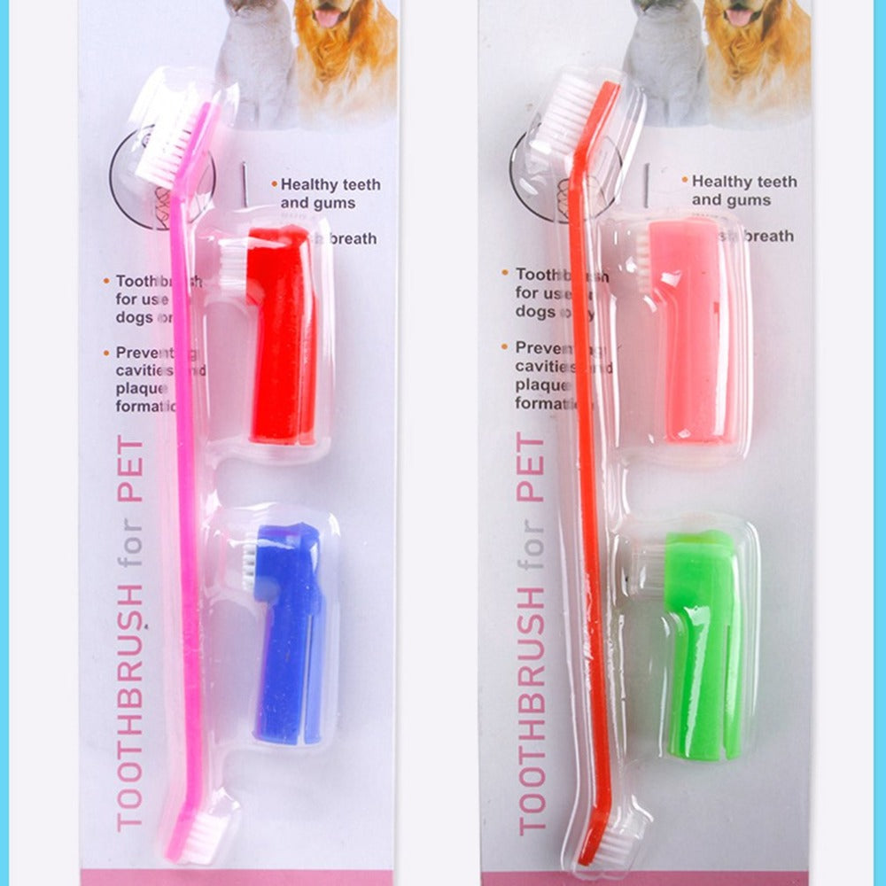 Double Head Toothbrush Pet