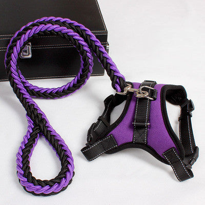 Nylon Dog Harness Collar - petsRcool1