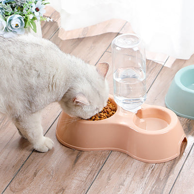 Pets Automatic Drinking Water Double Bowl - petsRcool1