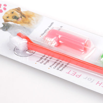 Double Head Toothbrush Pet - petsRcool1